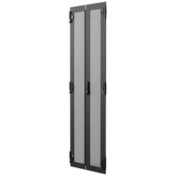 nVent SCHROFF 21630020 19 Zoll Netzwerkschrank-Doppeltür, perforiert 42 HE Perforiert Schwarz/Grau