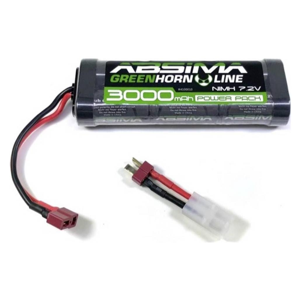 Absima Modellbau-Akkupack (NiMh) 7.2 V 3000 mAh Softcase Tamiya (3000 mAh, 7.20 V) (4200021)