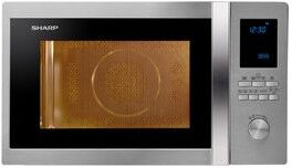 Sharp Home Appliances R-922STWE Superficie piana Microonde combinato 32 L 1000 W Acciaio inossidabile (R922STWE)