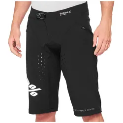 100%, Herren, Velohosen, R-Core-X (34, L), Weiss, Schwarz