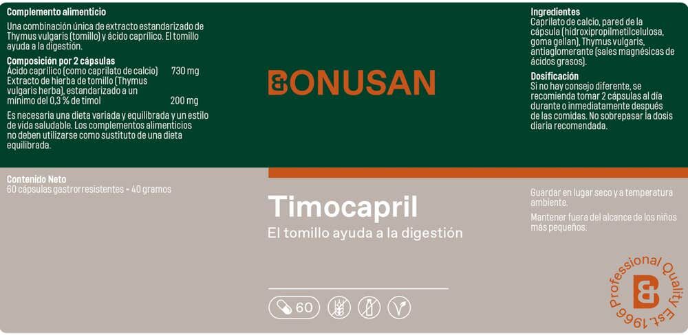 Bonusan Timocapril 60 caps