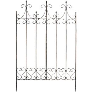 CLP Rankgitter Flieder, bronze, zum Stecken, aus Metall, rechteckig, 100 x 150 cm