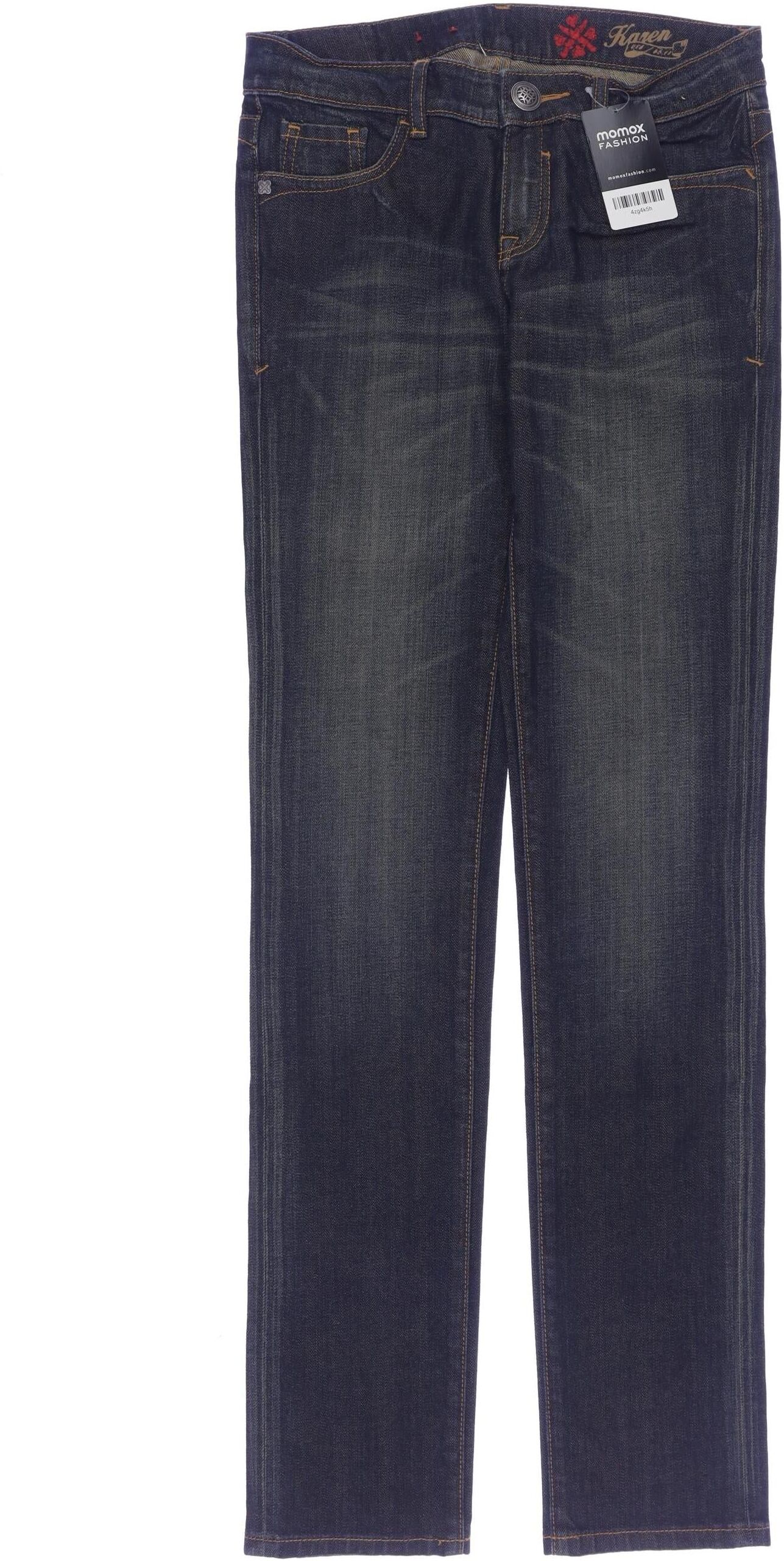 Tribeca New York Damen Jeans, Marineblau, Gr. W26, Elasthan / Baumwolle - Second Hand