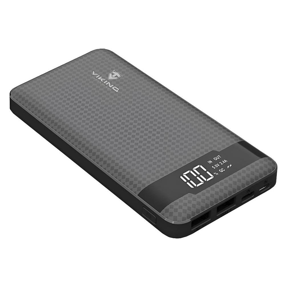 Viking Powerbank PN-961 10000 mAh Black (PN961B) (10000 mAh, 18 W, 37 Wh) (PN961B)