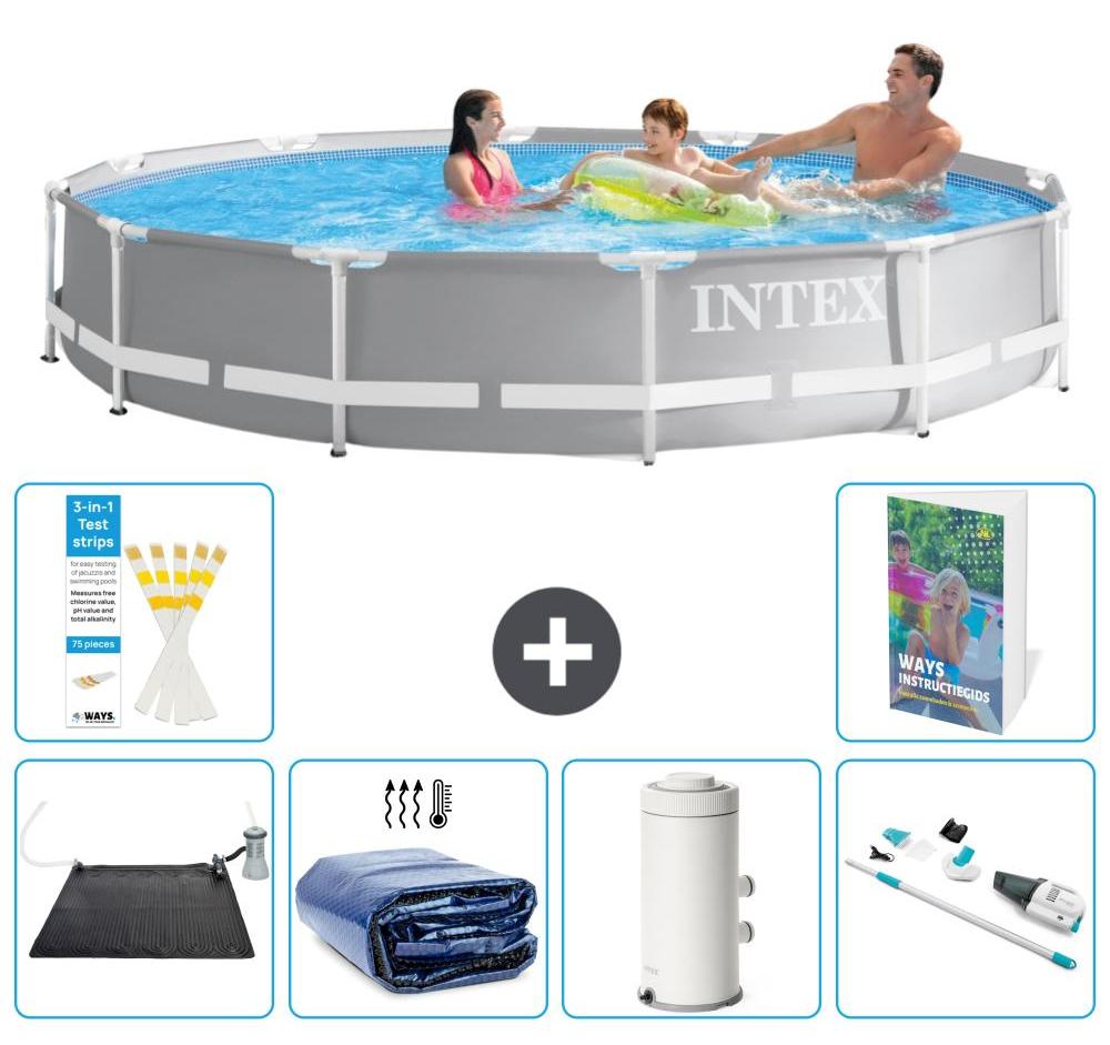 Prism Frame Pool Rund - 366x76 cm - 5-teilig S78