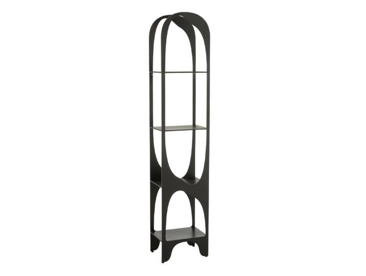 Étagère Design en Métal  Var  200cm Noir