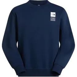 THE NORTH FACE Herren Pullover lg.Arm He/Uni U TNF CELEBRATION RELAXED CREW-GRAPHIC, Größe M in Blau Blau