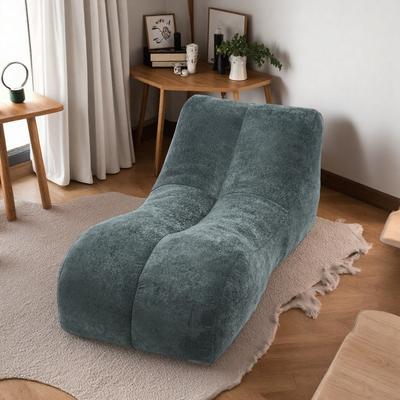 "59"" Polyester Bean Bag Sofa Chair with High-Quality Sponge and Soft Support and Lightweight Design"