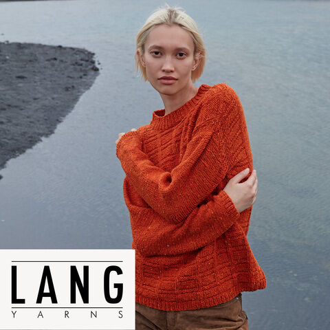 Strickanleitung – Pullover "Issa" aus Lang Yarns Donegal Tweed+