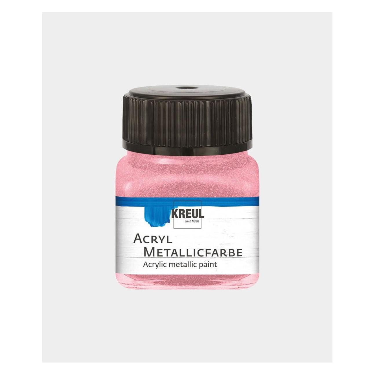 Kreul Acryl Metallicfarbe, cremig deckend, 20 ml (20 ml) (23251883)