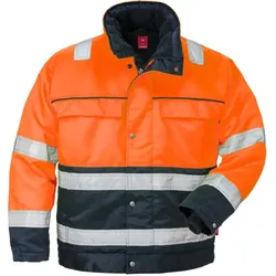 Warnschutz Winterjacke "444 PP" - XS - orange/marine