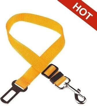 Uplifted Finds Adjustable Nylon Travel Safety Belt yellow