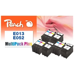 Peach Spar Pack Plus Tintenpatronen kompatibel zu Epson T013, T052