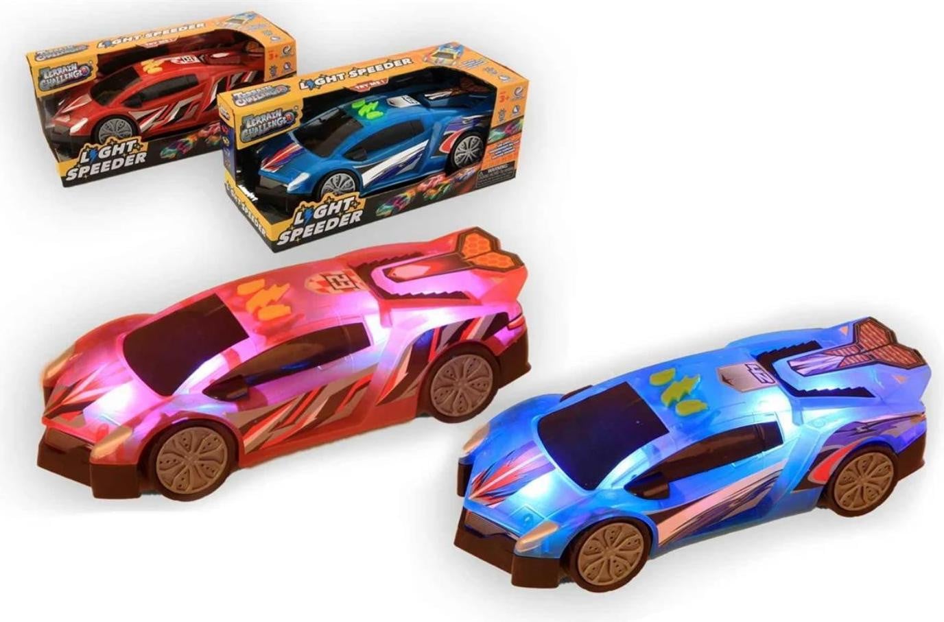 Jonotoys Kidsfun raceauto met verlichting, meerkleurig, 24 cm