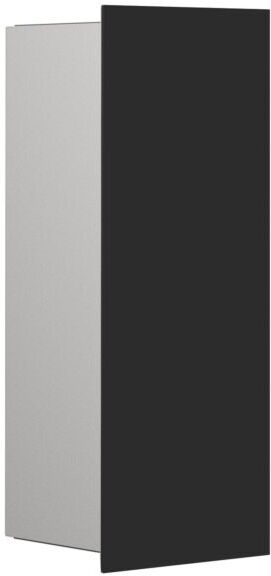 Emco asis pure  Unterputz-Abfallsammler-Modul 975528512 170x436mm, mit Glasfront, Glasfront, schwarz matt
