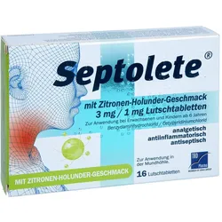 Septolete mit Zitronen-Holunder-Geschmack 3 mg/1 mg