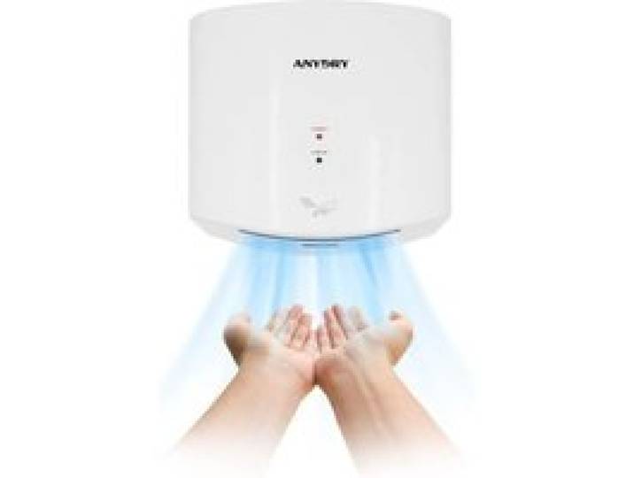 AnyDry 2630S — Sèche-mains électrique compact 1400–1650W automatique blanc