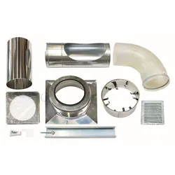 Vaillant Basis-Anschluss-Set 250 mm PP an Abgas 250 mm PP im Schacht