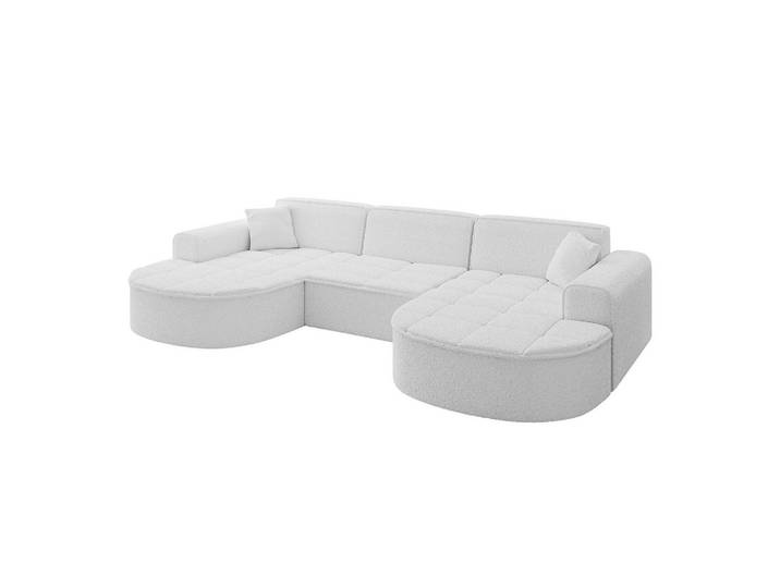 WOHNLANDSCHAFT TARO-U1 - 303x171x79,5 cm Weiß