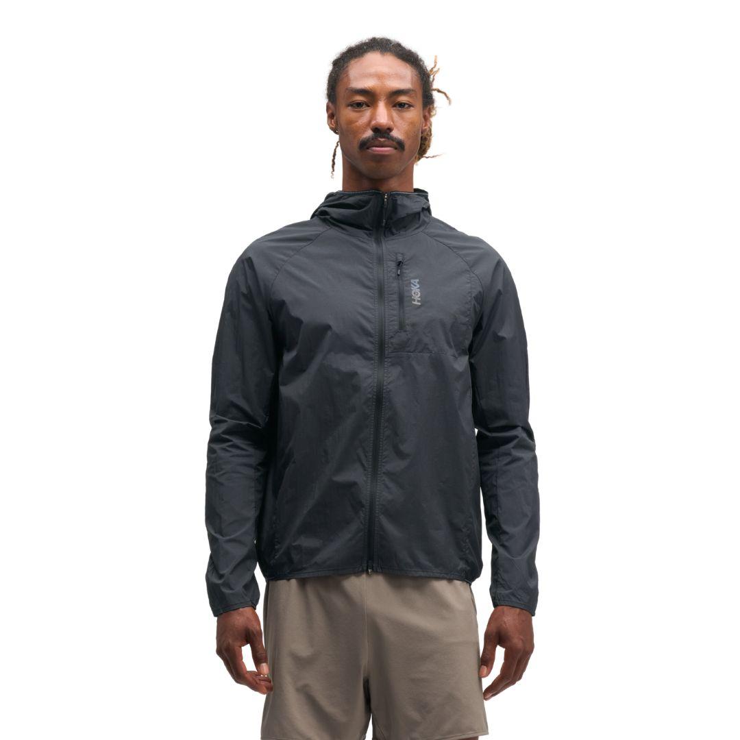 Hoka Herren Skyflow Wind Jacket schwarz