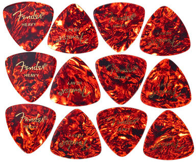 Fender Triangle Picks Shell Set Heavy Shell