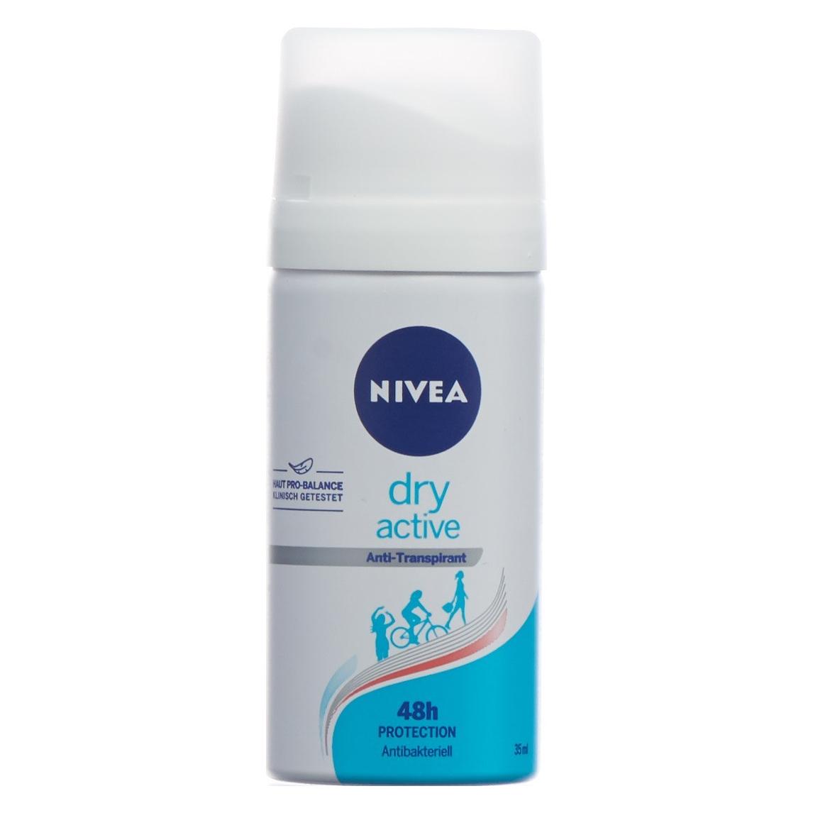 NIVEA Dry Active Spray Mini (Spray, 35 ml) (7750109)