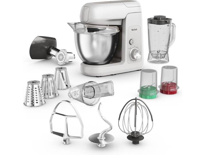 Tefal QB525B38 Bake Partner - Keukenmachine - 1100W - Inclusief Accessoires - Compact Design