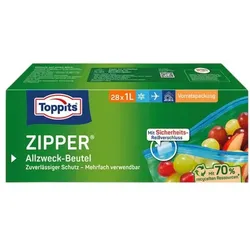 Toppits Allzweckbeutel »Zipper« 28 Stück