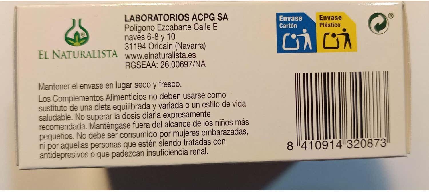 El Naturalista Tranquinatur Sueño Bicapa Plus 45caps