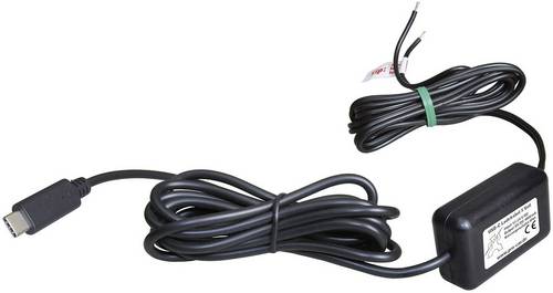 ProCar USB-C Ladekabel IP44 3000mA Belastbarkeit Strom max.=3A zum Direktanschluss an der Batterie 12V zu 5 V, 24V zu 5V