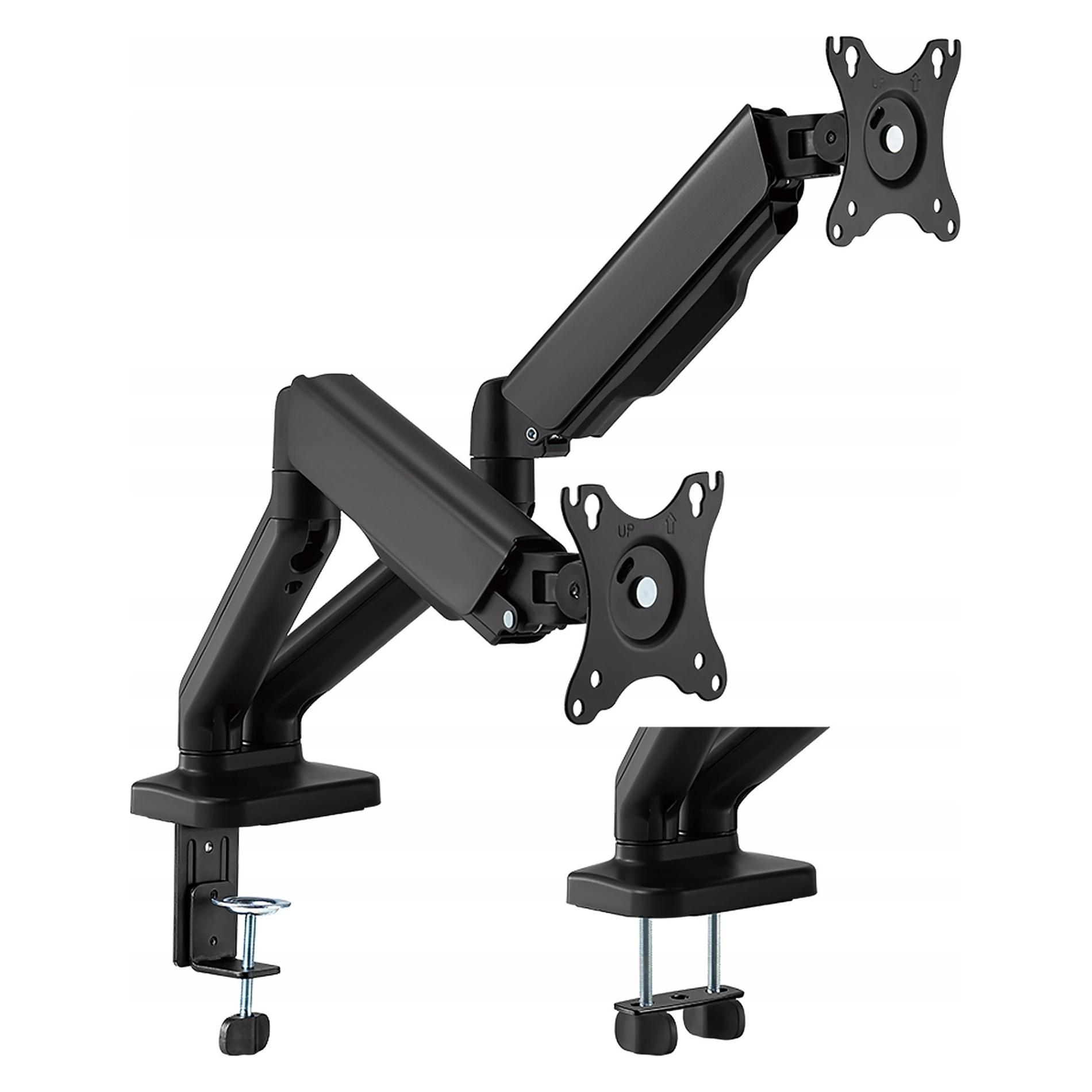 Fellowes Držák monitoru Brateck LDT46-C024E dvě ramena vedle sebe mechanická pružina (Tisch, 32", 9 kg) (BRLDT46C024E)