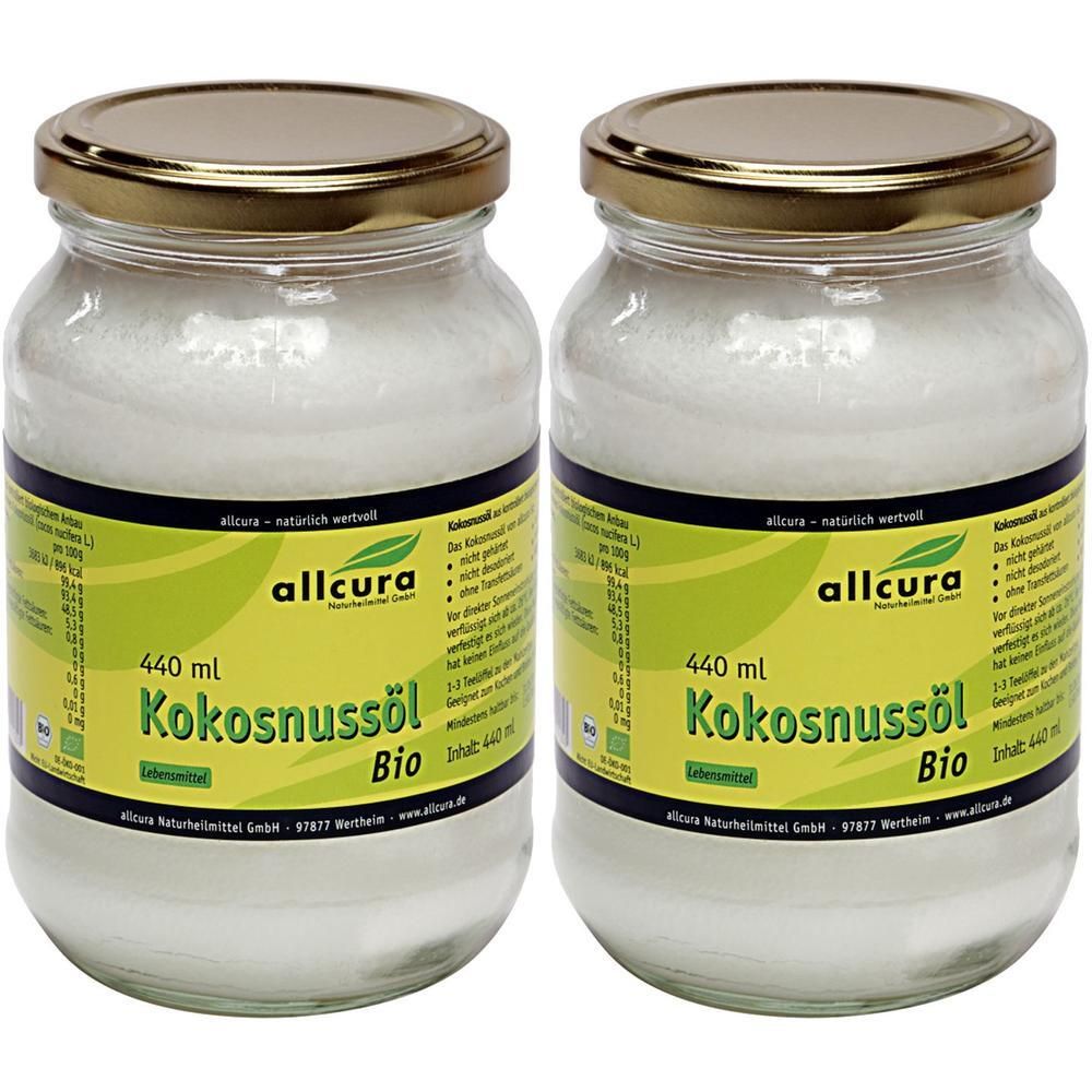 Kokosnussöl Bio x2 2x440 ml Öl