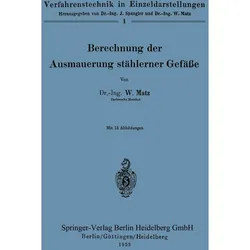 Berechnung der Ausmauerung stählerner Gefässe, Fachbücher