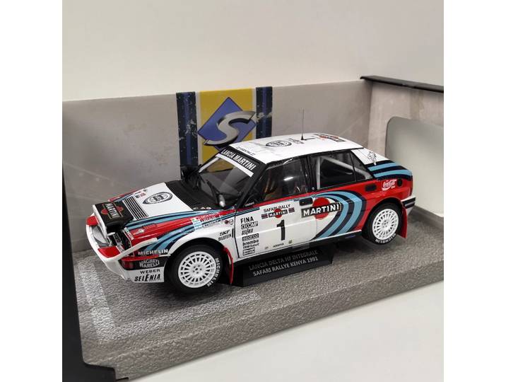 Modèle réduit en métal moulé sous pression, SOLIDO S, échelle 1/18, LANCIA DELTA HF INTEGRALE. # 1 Modèle de voiture en alliage