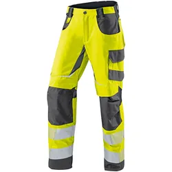 KÜBLER REFLECTIQ Sommerhose PSA 2 warngelb/anthrazit 23K - 2407 8343-3497-23K - warngelb/anthrazit