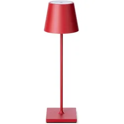 LED-Tischleuchte Nuindie Sigor feuerrot, 38xFuß 10 cm