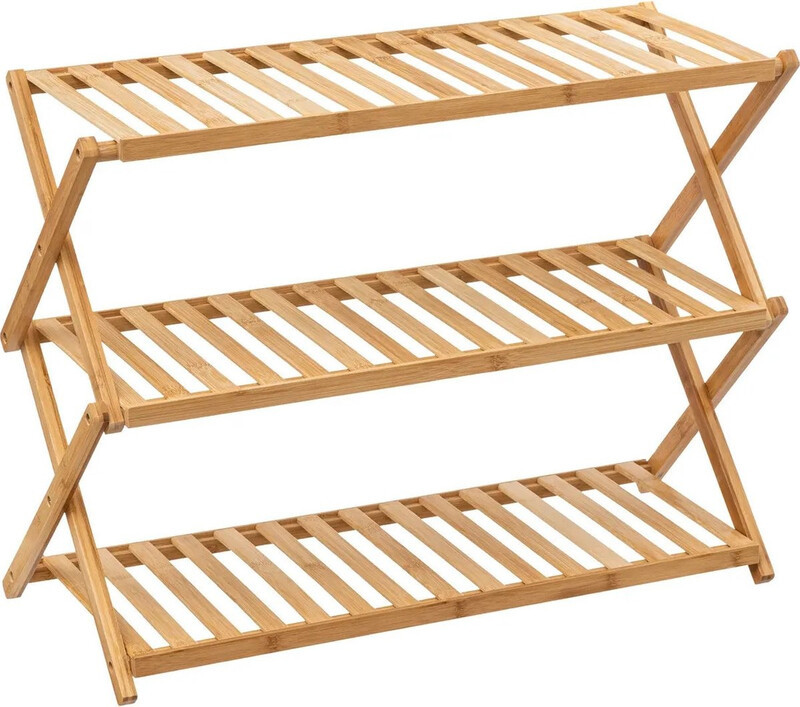 5five Bamboe schoenenrek Sicela, naturel, Breedte: 70,5 cm, Diepte: 28,5 cm, Hoogte: 52,5 cm