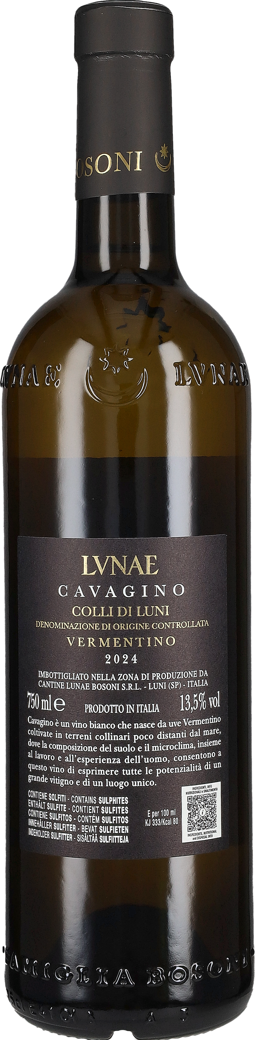 Lunae Bosoni Vermentino Colli di Luni 'Cavagino' 2025