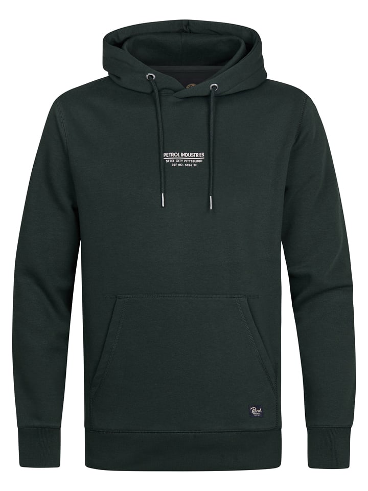 Petrol Industries Hoodie in Grün - L