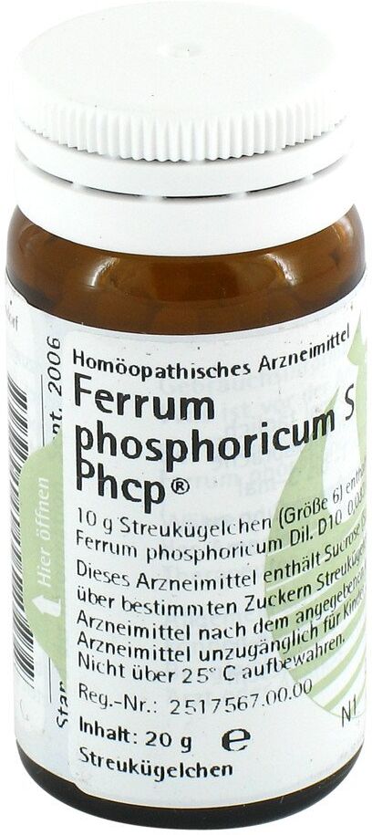 Ferrum Phosphoricum S Phcp Globuli 20g