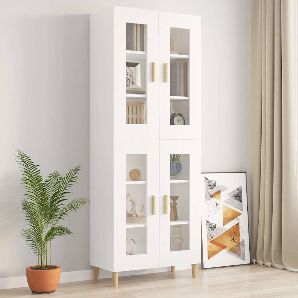 vidaXL Armoire murale suspendue Blanc 69,5x34x90 cm