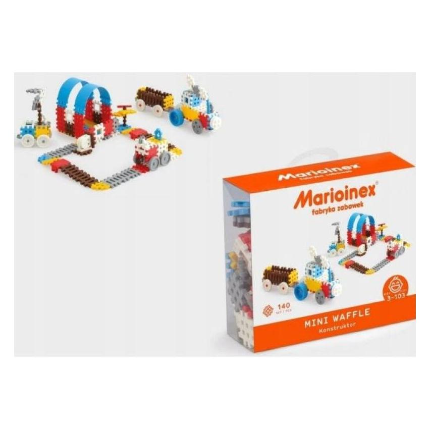 Marioinex 140 Stück Waffelblöcke - für Jungen (902820)