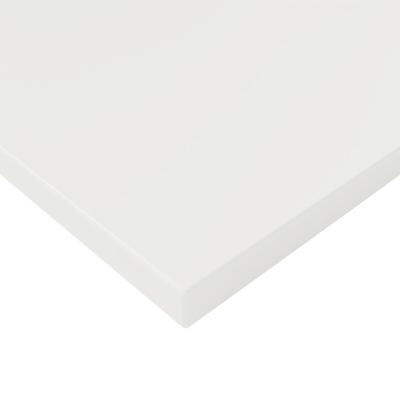 Bisley Tischplatte 140x60 cm in weiß, Schreibtischplatte aus Holz, Holzplatte, Spanplatte kratzfest beschichtet mit ABS-Kante für DIY Homeoffice