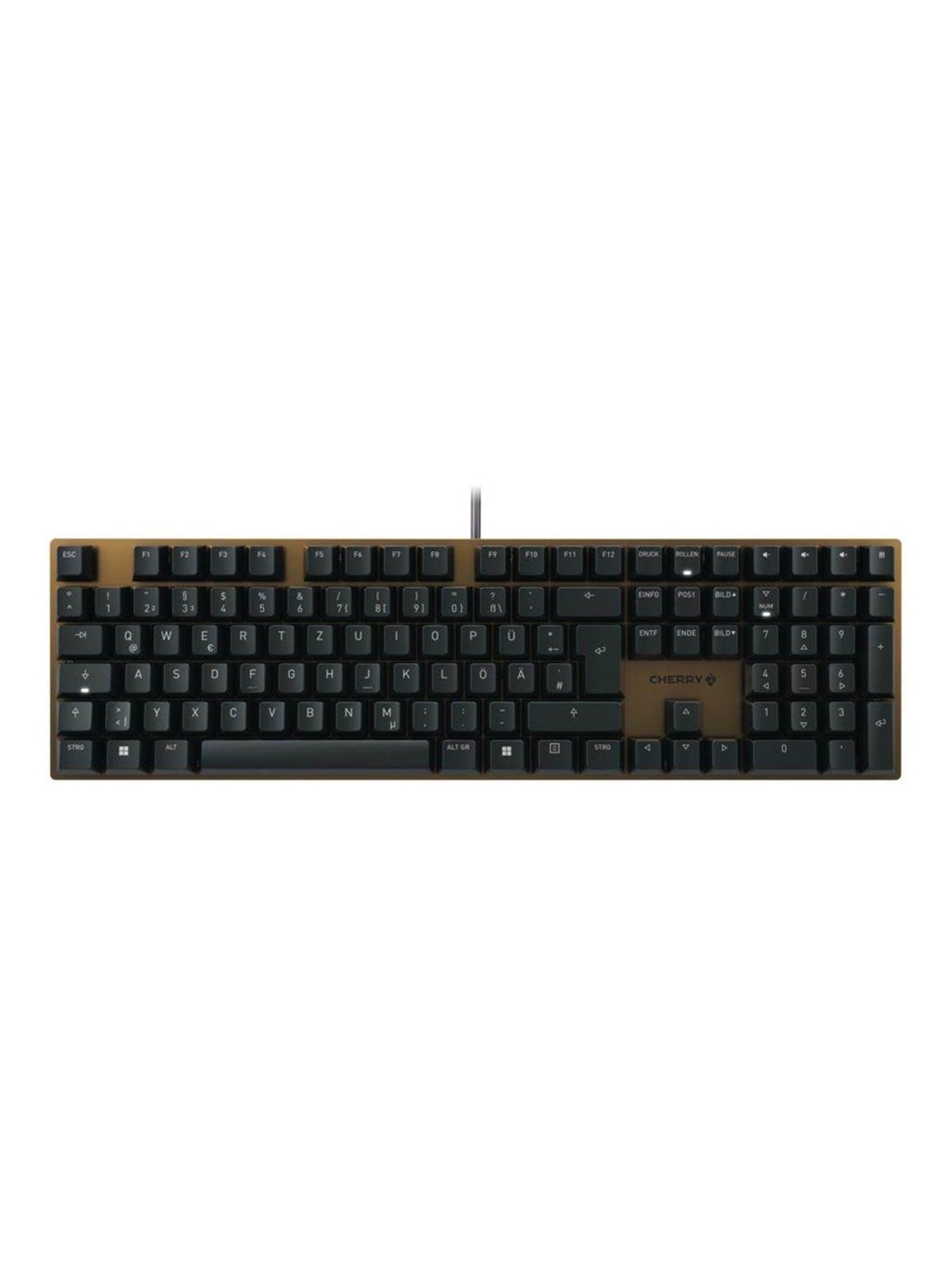 Cherry KC 200 MX - Tastatur - Deutsch - Braun