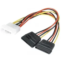 OEM ADAPT.MOLEX-2SATA Adaptateur pour alimentation de disques dur - Molex - 2X SATA (SATA), Interne Kabel (PC)