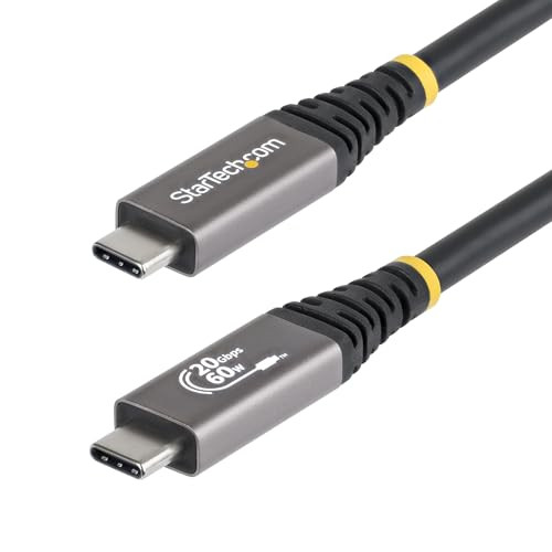 StarTech USB4 Kabel 3m, 20Gbps, 60W EPR, 4K 120Hz, Zwart (CC3M20GUSB4CX)