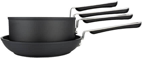 Commichef Stackem Hard Annodised Aluminium 4 Piece Cookware Set