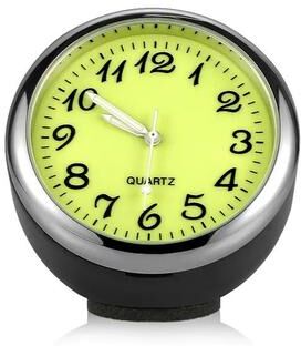 Inspired Living Luminous Car Dashboard Clock With Thermometer Hygrometer clock