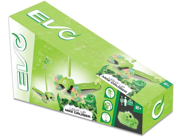 EVO Dino Light Up Mini Cruiser 2+ Jahre