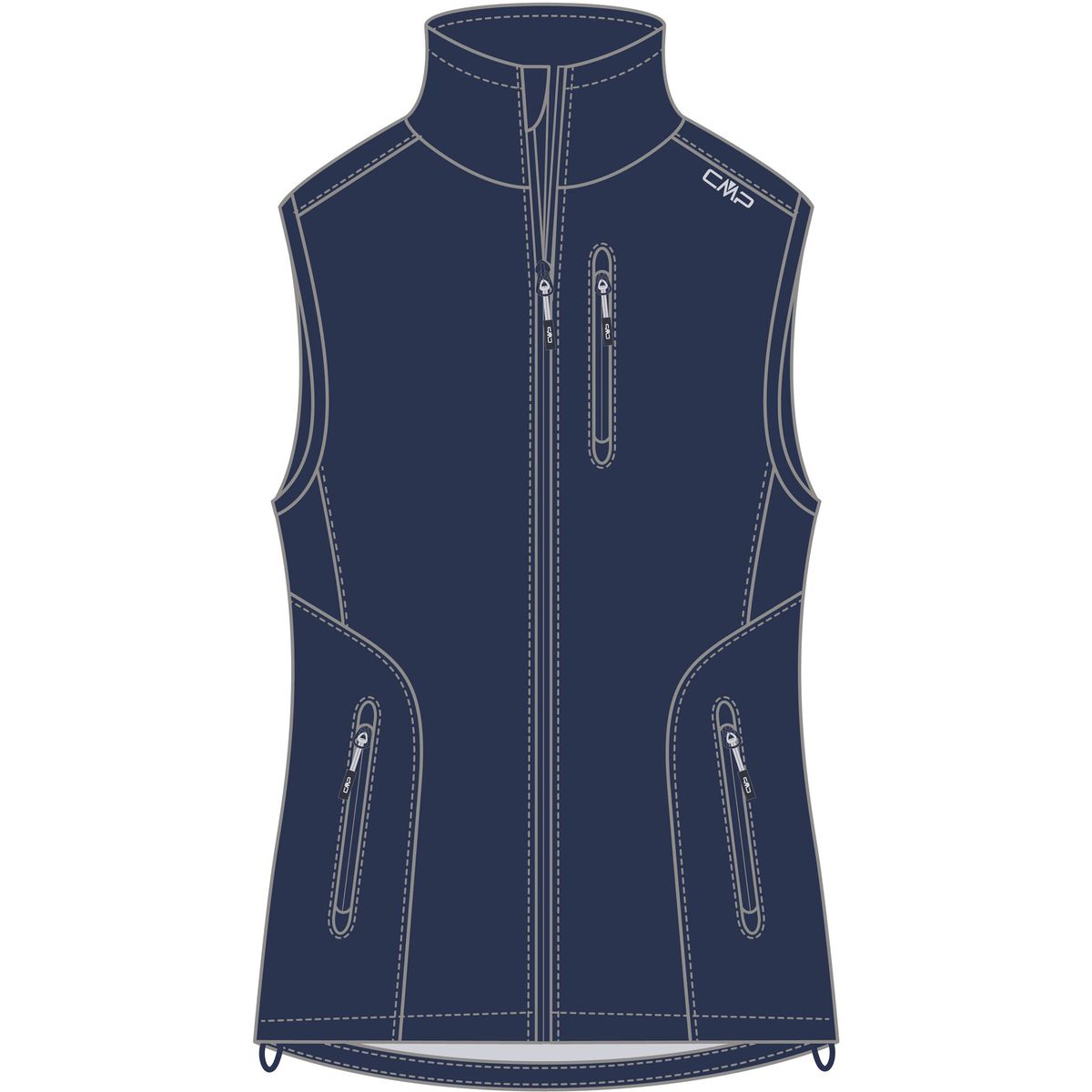 CMP Woman Vest blue-ghiaccio (11ML) 34 39A5086-11ML-34